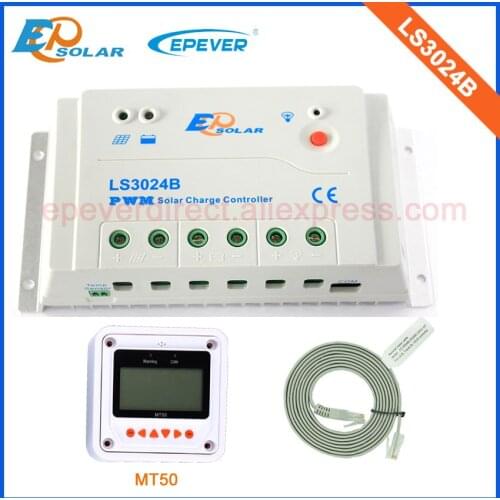 Solar Panel Charging Controller 30A 30amp with MT50 remote meter LS3024B 12v/24v EPEVER high quality EPSolar brand
