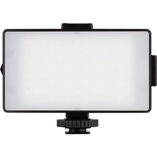 ADAI K104 Mini LED Video Light Photography Fill Light 3200K/5600K CRI96 Battery Dual Cold Shoe Mounts for Live Streaming Vlog