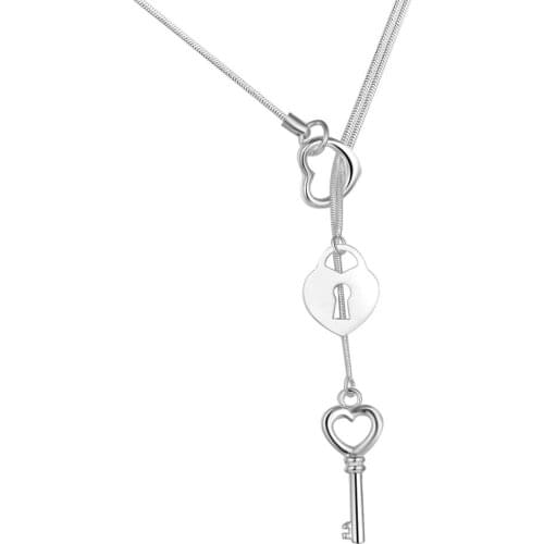 Fashion Jewelry Necklace Lady Wholesale Charm Silver Color Pendants For Women Fashion Jewelry Pendant AN451/achaitoa