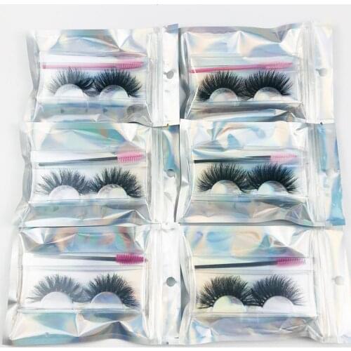 Mink Eyelashes 25mm Lashes Mink Wholesale 10 Pairs Eyelashes Mink Handmade Lash Packaging Box Beauty Dramatic False Lashes Bulk