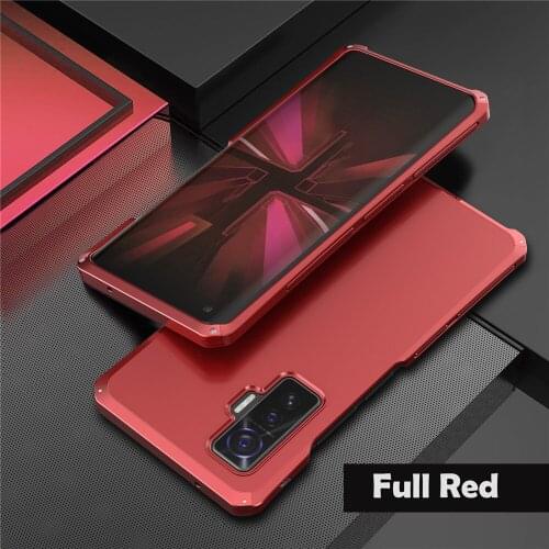 Shockproof Metal Armor Phone Case For Vivo IQOO 5 Pro Case Luxury Metal Frame Matte PC Full Cover For Vivo IQOO 5 Pro Funda Case