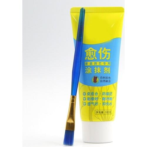 Plant Liquid Film Compound The Cutting Tree Wound Bonsai Grafting Paste Pruning Compound Sealer With Brush