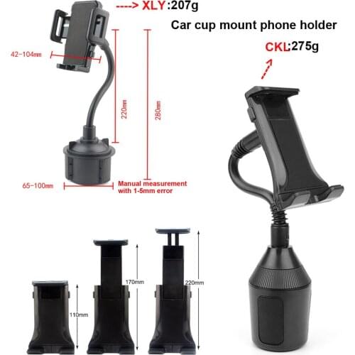 Adjustable Car Cup Mount Phone Holders Stands For Sony Xperia 1 10 Plus XZ4 XA3 XA XA2 XA1 Ultra Plus XZ3 XZ2 XZ1 XZ Premium L3