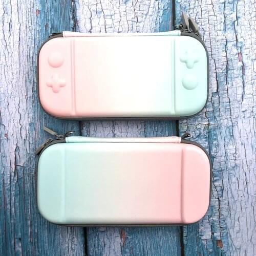 Pink Blue for Nintendo Switch Case Bag Nintend Switch Lite Case Bag Nintendoswitch Cover Cute Portable Pouch
