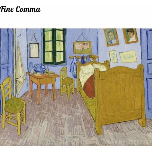 Bedroom in Arles 3rd version by Vincent van Gogh Hand painted Oil Painting Reproduction Replica Wall Art Canvas Painting Repro