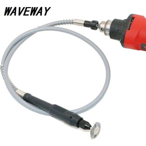 895-910mm Universal Aluminum Flexible Flex Shaft with Keyless Chuck 1/8"(3.175mm) Connector Fit all Electric Grinder Rotary Too