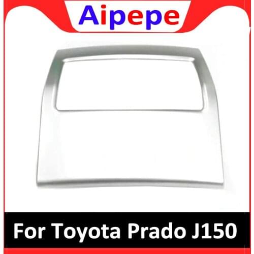 Rear Air Condition Vent Trim Cover Frame Protector For Toyota Prado FJ150 Car Stickers Chrome Accessories