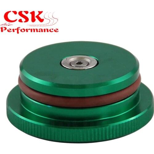 Green Alloy Diesel Fuel Tank Cap Cover fit for 2013-2018 Dodge Ram 2500 3500 Cummins