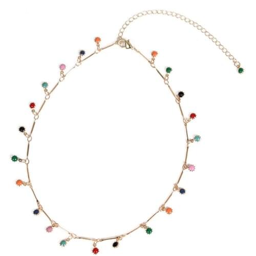 FOMALHAUT Fashion Simple Sun flower gem chain Necklace Long Strip Necklaces Women 2018 Jewelry XS-13