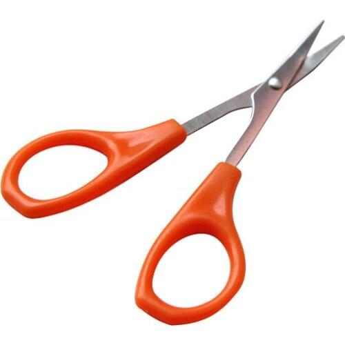 1pc Makeup Scissor Eyebrow Trimmer Professional Eyelashes Nose Hair Trim Scissor Sharp Small Scissor Stainless Steel Cutter