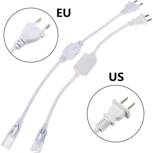 220V 110V EU/US Led Power Plug LED Strip Accessory Power Supply Light SMD5050 5630 3528 Strip EU/US Power Plug Adapter Accessory