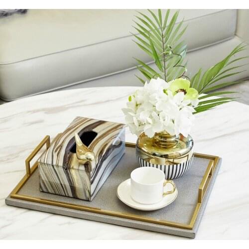 American Home Storage Tray Creative Light Luxury European Jewelry Ornaments