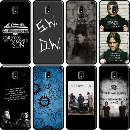 Supernatural SPN Dean And Sam Soft Case For Samsung Galaxy A3 A5 2016 J1 J3 J4 J5 J6 J7 2017 J2 Core J8 A9 A6 A8 Cover
