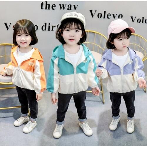 Girls Babys Kids Coat Jacket Outwear 2021 Fashion Spring Autumn Overcoat Top Sport Zipper School Teenagers Childrens Clothing