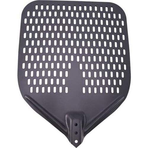 Dural Punching Pizza Shovel Connecting Pizza Shovel Thick Oven Flipping and Transferring Pizza 31.5-Inch Handle