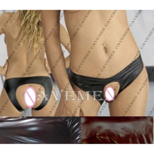 Leatherwear No crotch* 2470 *Ladies G-string T-back Teddy Bikini Boxer Triangle Pajamas Skirt Suit Middle trousers Free Shipping