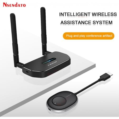 Mirascreen 4k 5G Wireless HD Video Transmitter & Receiver Extender Adapter TV Stick Wifi Display Receiver Dongle for Airplay PC