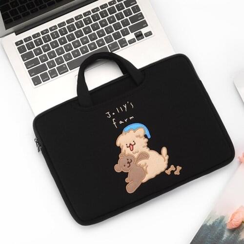 Fashion laptop handbag shockproof cute 13 13.3 14 15 15.6 16 inch notebook bag for macbook air pro16 dell xiaomi asus lenovo HP