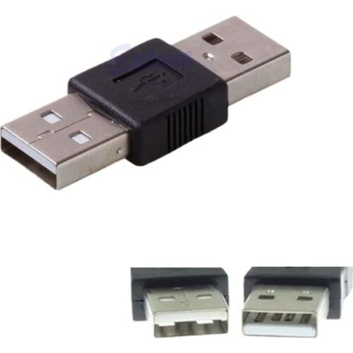 USB 2.0 Male To USB Male Cord Cable Coupler Adapter Convertor Connector Changer