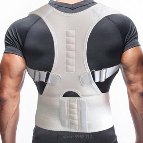 Adjustable Magnetic Therapy Posture Corrector Brace Shoulder Back Support Belt Lumbar Support Straight Corrector for Posture