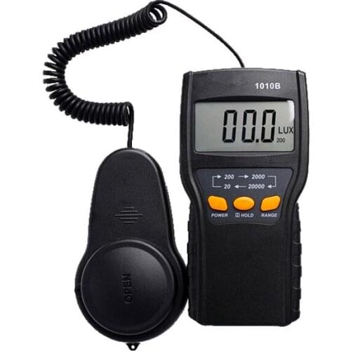 High Precision VC1010B Illuminance Meter Luminance Digital Brightness Photometer Luminometer Tester with 9v Charging Set