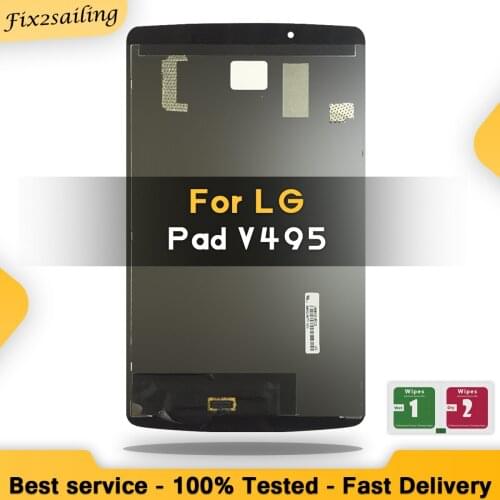 New Tested LCD For LG G Pad F 8.0 V495 V496 V497 V498 Touch Screen Digitizer Panel Assembly Replacemen With/No Frame