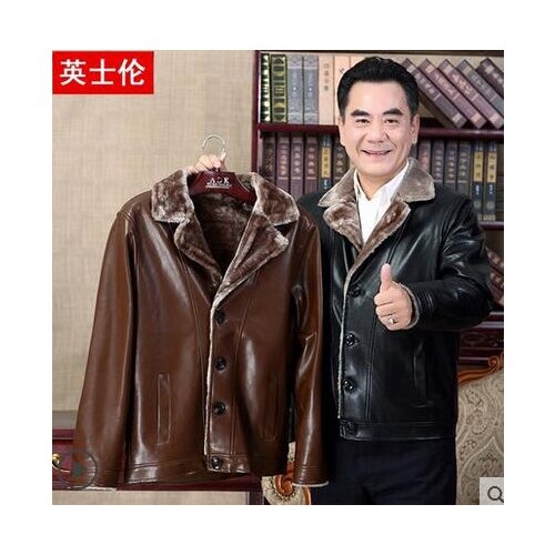 Winter plus velvet thickening faux leather coat mens leather jackets casual clothes jaqueta de couro masculino motoqueiro warm