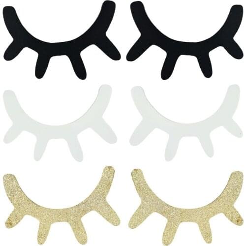 1Pair Wooden Wall Stickers Wood Cute Eyelash Closed Eye Design Kids Room Decor Wall Hanging Home Decoration Fashion Nordic Style