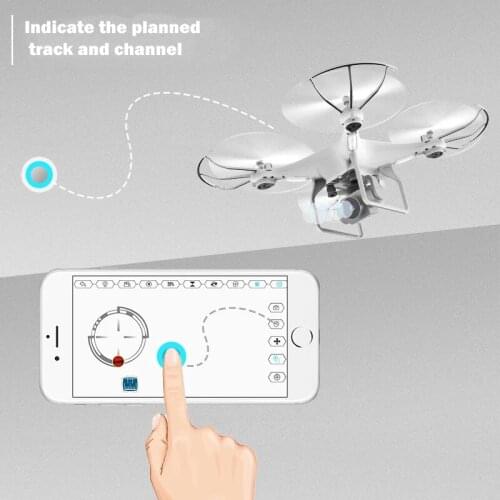 Four-axis Rc Mini Drone with Wifi HD Camera Real-time Aerial Photography WIFI Fixed Height Helicopter Child Adult Toy Model AG07