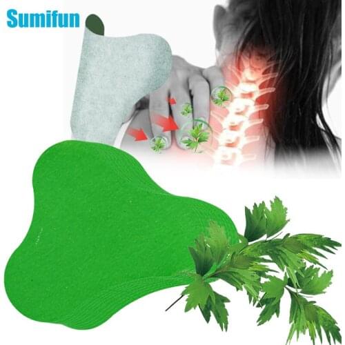 60pcs Sumifun Cervical Patch Wormwood Medical Plaster Moxibustion Neck Joint Pain Relief Plaster Spondylosis Arthritis Sticker