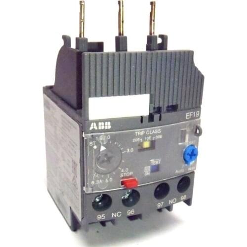 ABB EF19 electronic overload relays EF19-0.32 EF19-1.0 EF19-2.7 EF19-6.3 EF19-18.9