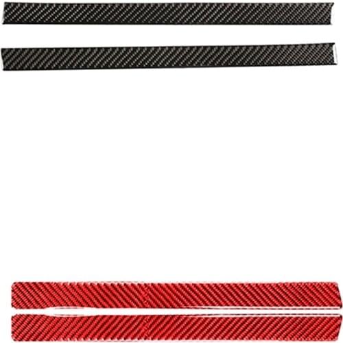 Carbon Fiber Rearview Mirror Decorative Strip Trim for Toyota - 2014 2015 2016 2017 2018 2019 2020 2021