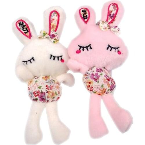 16CM Cute Rabbit Plush Toys Long Feet Bunny Stuffed &Plush Animal Baby Toys Cotton Doll Baby Accompany Sleep Toy Birthday Gift