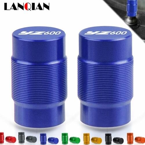 For Yamaha YZ 600 Motorcycle Aluminum Wheel Tire Valve Stem Caps Airtight Covers YZ600 YZ 600 1997 1998-2007 2004 2005 2006