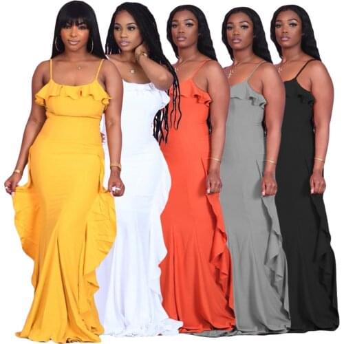 Echoine Summer Dresses With Flounces