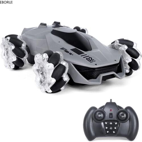 JJRC Q92 RC Drift Car 1:24 2.4GHz RC Drift Car Remote Control Stunt Car 4WD Off-road Vehicles w/ Music Light Water Spray Car RTR