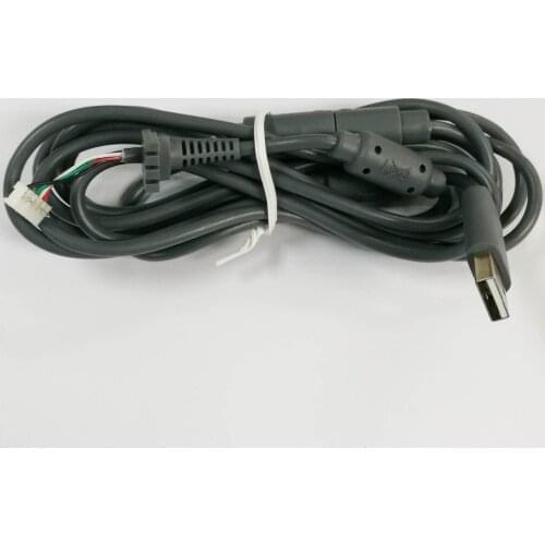 Wired Handle Controller Interface Cable 2.8M 4Pin Connection Repair Line For XBOX 360 controller Black Gray USB Cord