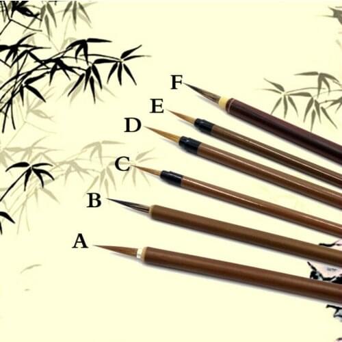 Chinese Watercolor Painting Brush Pen Chinese Meticulous Painting Fine Line Brush Pen Freehand Painting Brush Tinta China