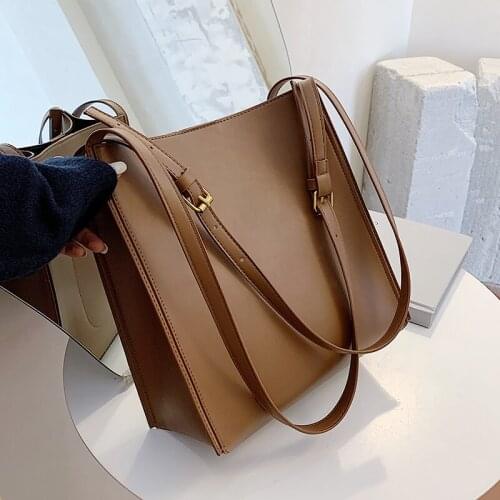 Small PU Leather Shoulder Bags For Women 2020 Womens Winter Simple Style Handbags Female Travel Branded Trending Hand Bag