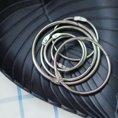 Buckle Loose Leaf Metal Binding Ring Binder Hinged Rings Handwerk Punch Ring Album Metal Book Rings