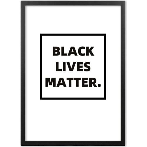 Black Lives Matter Quotes Wall Art Print Paper Painting Nordic Poster And Prints Wall Pictures For Living Room Decor