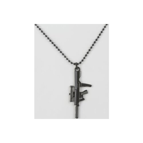 Gun Figured Metal Male Necklace