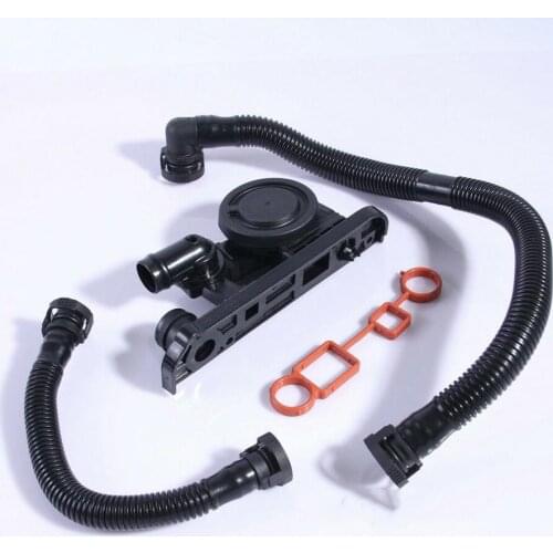 Plastic Cylinder Head Cover Breather Hose Pressure Regulator Valve Kit For V-W Golf AU-DI A6 2.0T 06F 129 101 N 06F 103 235