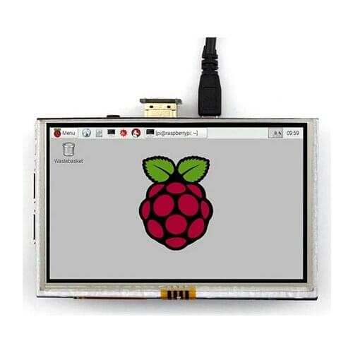 Raspberry Pi 5 inch HDMI LCD Display 800x480 Touch Screen Supports Any Revision of Raspberry Pi 2 B A/A+/B/B