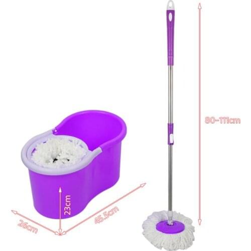 Dual drive Magic Cleaning Mops Hand pressing spin Mops with Water Home Kitchen Floor Cleaner Removable Household Cleaning Tools