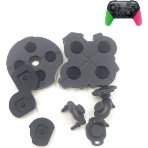 Controller Rubber Conductive Pad Silicon Buttons For Swith Pro Controller Repair Replacement Contacts