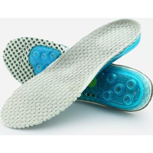 Insoles for Shoes Air Insole Shoe AccessoriesBuffer Movement Anti-slip Breathable Silica Gel Can Be Free Cutting Insoles
