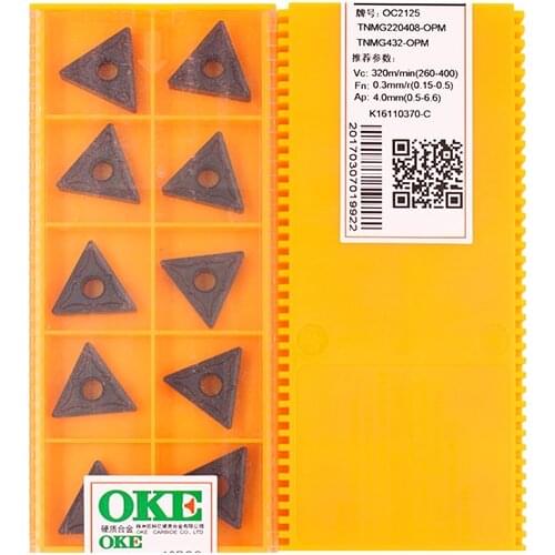 TNMG220408-OPM OC2125 this item is without label OKE but 100% original from OKE factory made 10pcs/lot