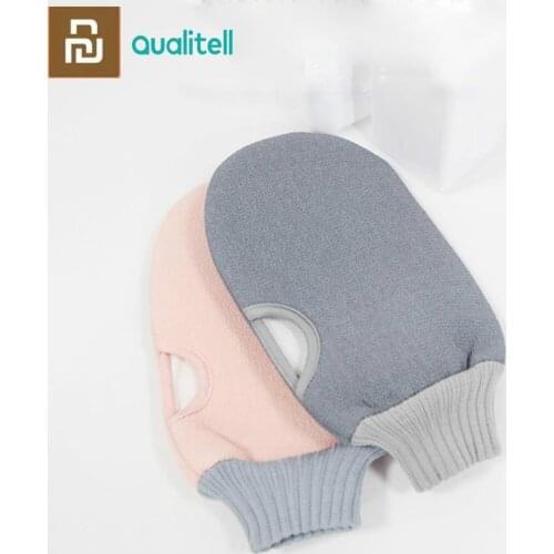 Xiaomi Bath Shower Wash Cloth Shower Scrubber Back Scrub Exfoliating Body Massage Sponge Blistering Foaming Soft Bath Glov