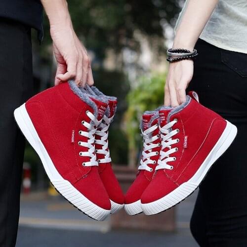 Winter style high-end couples' cotton shoes, casual board shoes, running shoes, small white shoes, thick soles